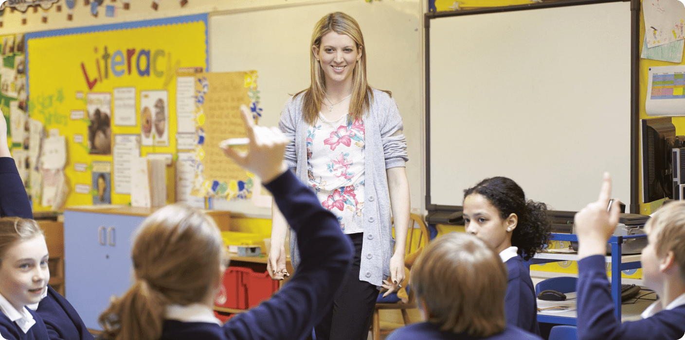 Students in classroom
