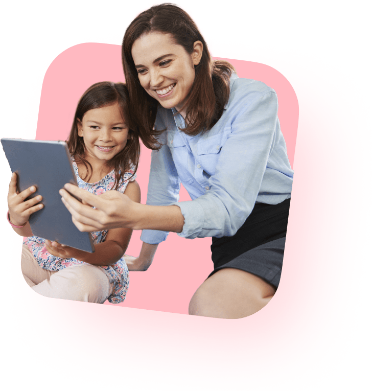 Teacher and student using Kinnections